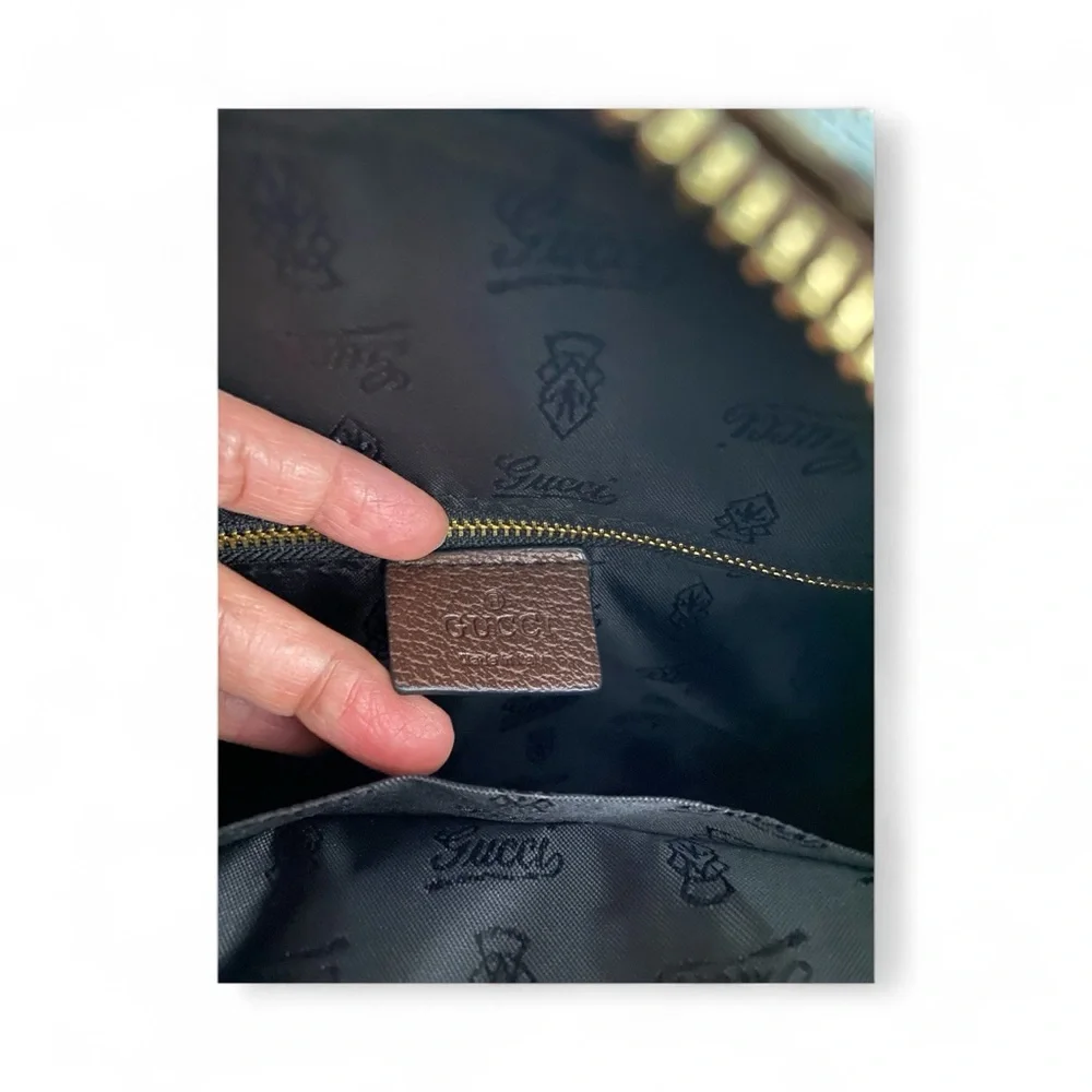 Gucci Tan and Green Men's Messenger Bag - Picture 3 of 4